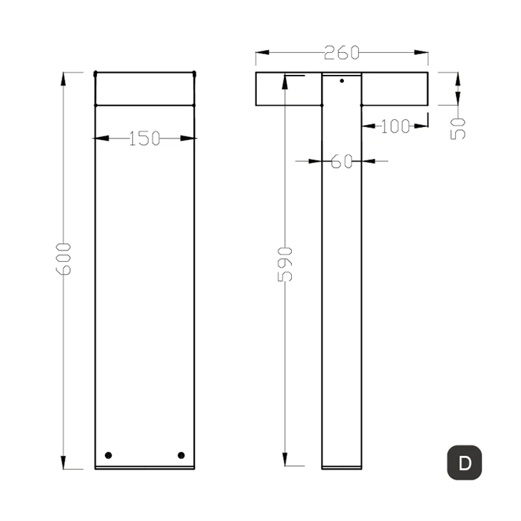 Lawn Light Bollard