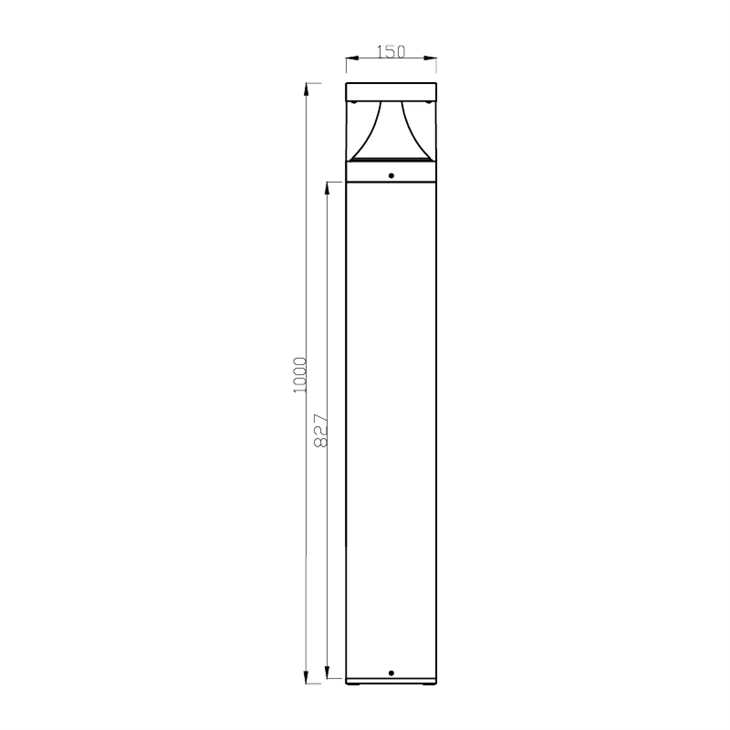 Outdoor Bollard Light With Ul