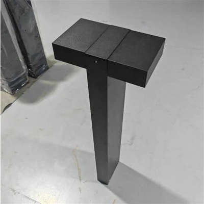 Siseäärikuga LED-pollar Anti{0}}UV-LED-aiavalgusti topeltpea